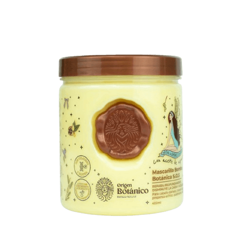 Mascarilla Bomba Botánica SOS Origen Botánico 400ml – Reparación, Crecimiento y Anticaída