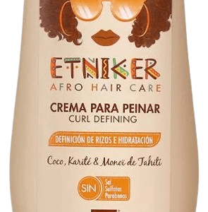 Crema para Peinar Etniker 290g – Define Rizos y Controla el Frizz sin Apelmazar