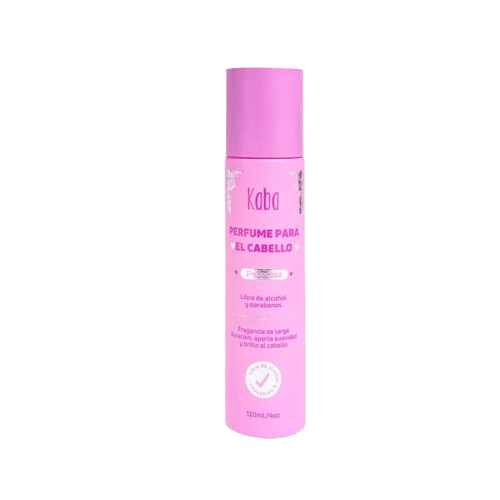 Perfume Capilar Kaba Poderosa Rosado 120ml – Fragancia Duradera y Cabello Fresco Todo el Día