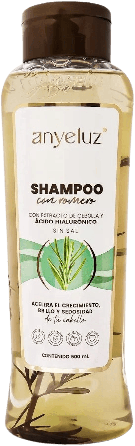 Shampoo con Romero Anyeluz 500ml – Estimula el Crecimiento y Fortalece el Cabello